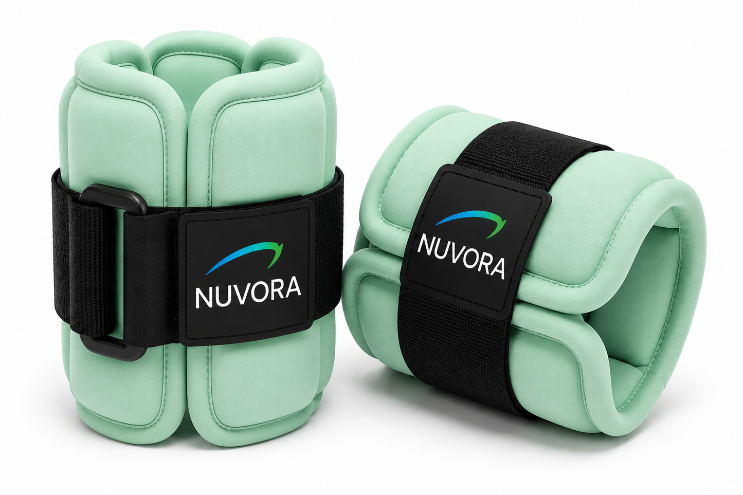 NUVORA Green Ankle And Wrist Weight Set
