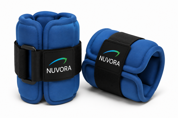 NUVORA Adjustable  Blue Wrist Weights