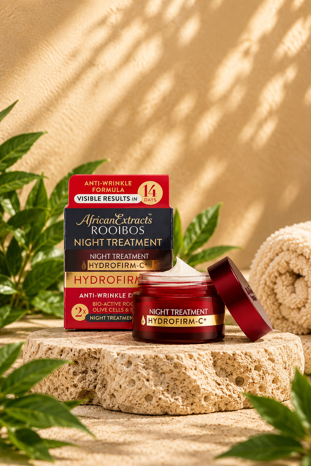 Hydrofirm-C+ Anti-Wrinkle Night Treatment Cream and Mask