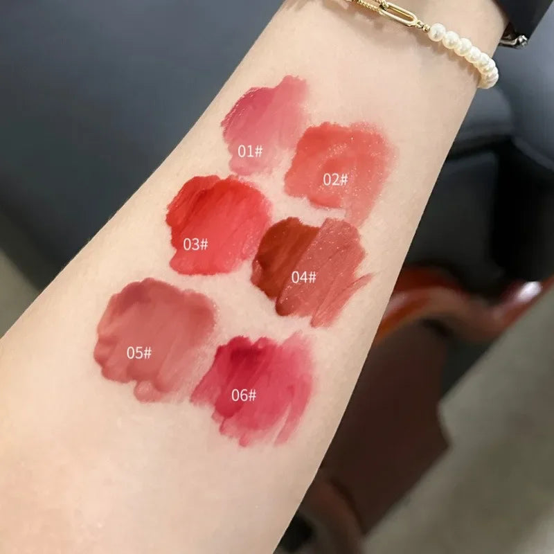 Cherries Fruit Juice Lip Gloss Glass Water Gloss Charming Lip Glaze Moisturizing Watery Lithesome Liquid Lipstick Lips Makeup