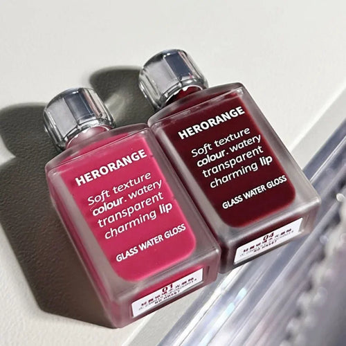 Cherries Fruit Juice Lip Gloss Glass Water Gloss Charming Lip Glaze Moisturizing Watery Lithesome Liquid Lipstick Lips Makeup
